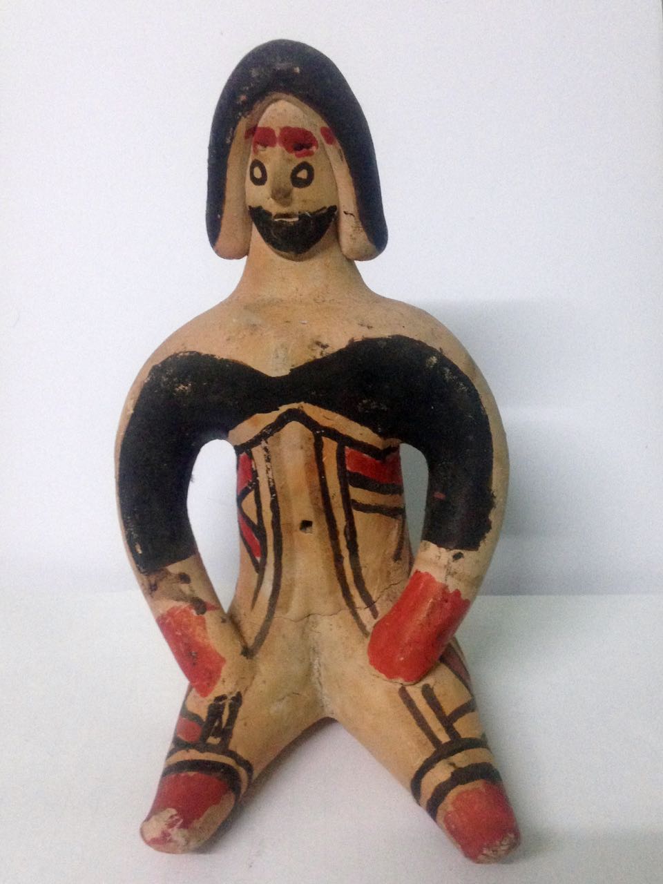 Boneca Ritxoko feita de cerâmica pelos Karajás